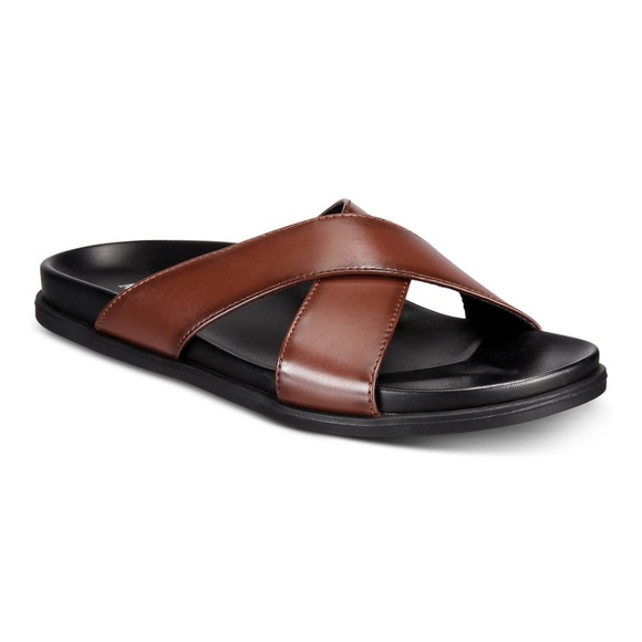 Men's Codi Cross Leather Sandals Size 8.5